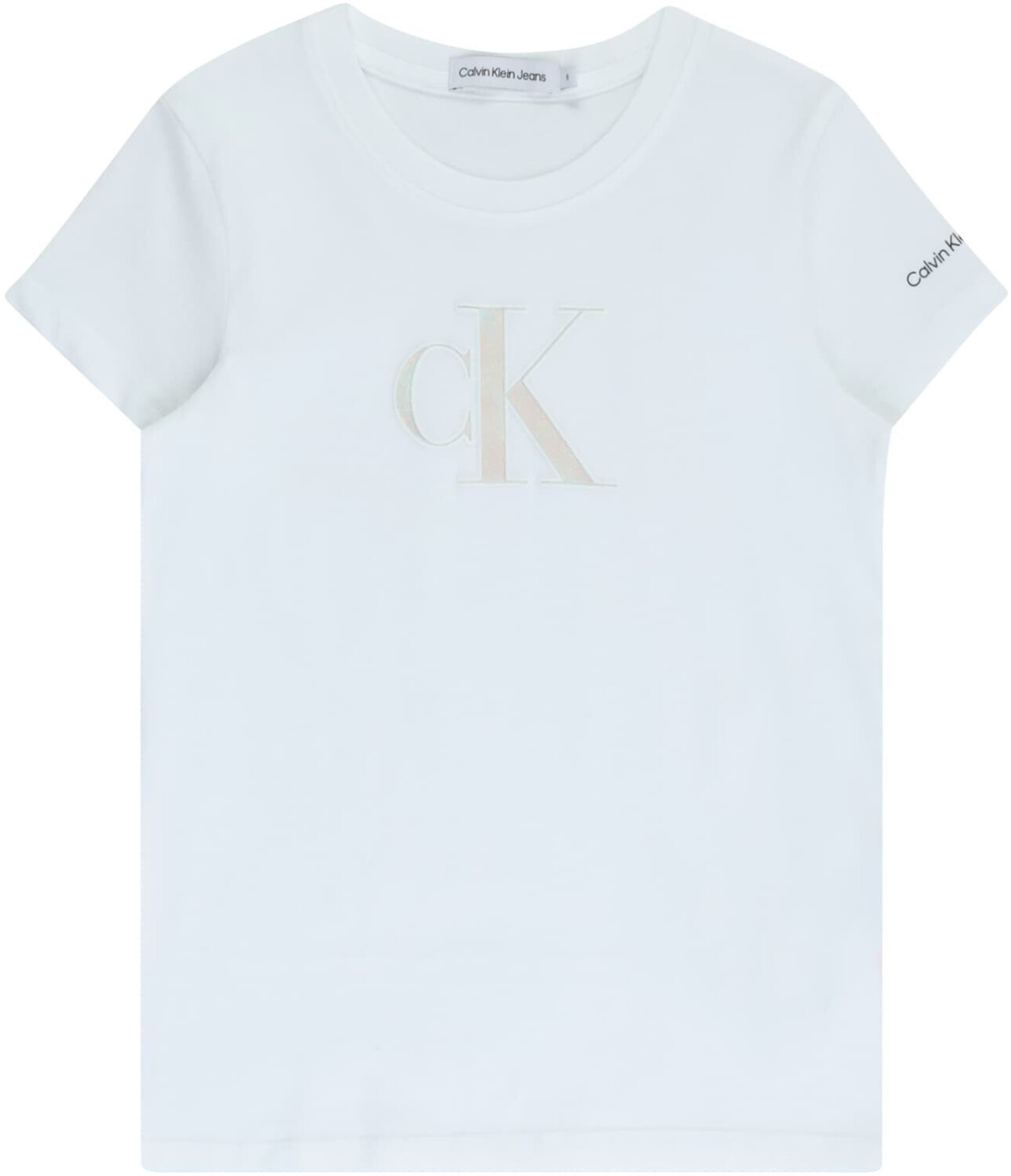 Calvin Klein T-Shirt Metallic Monogram (IG0IG02342) white
