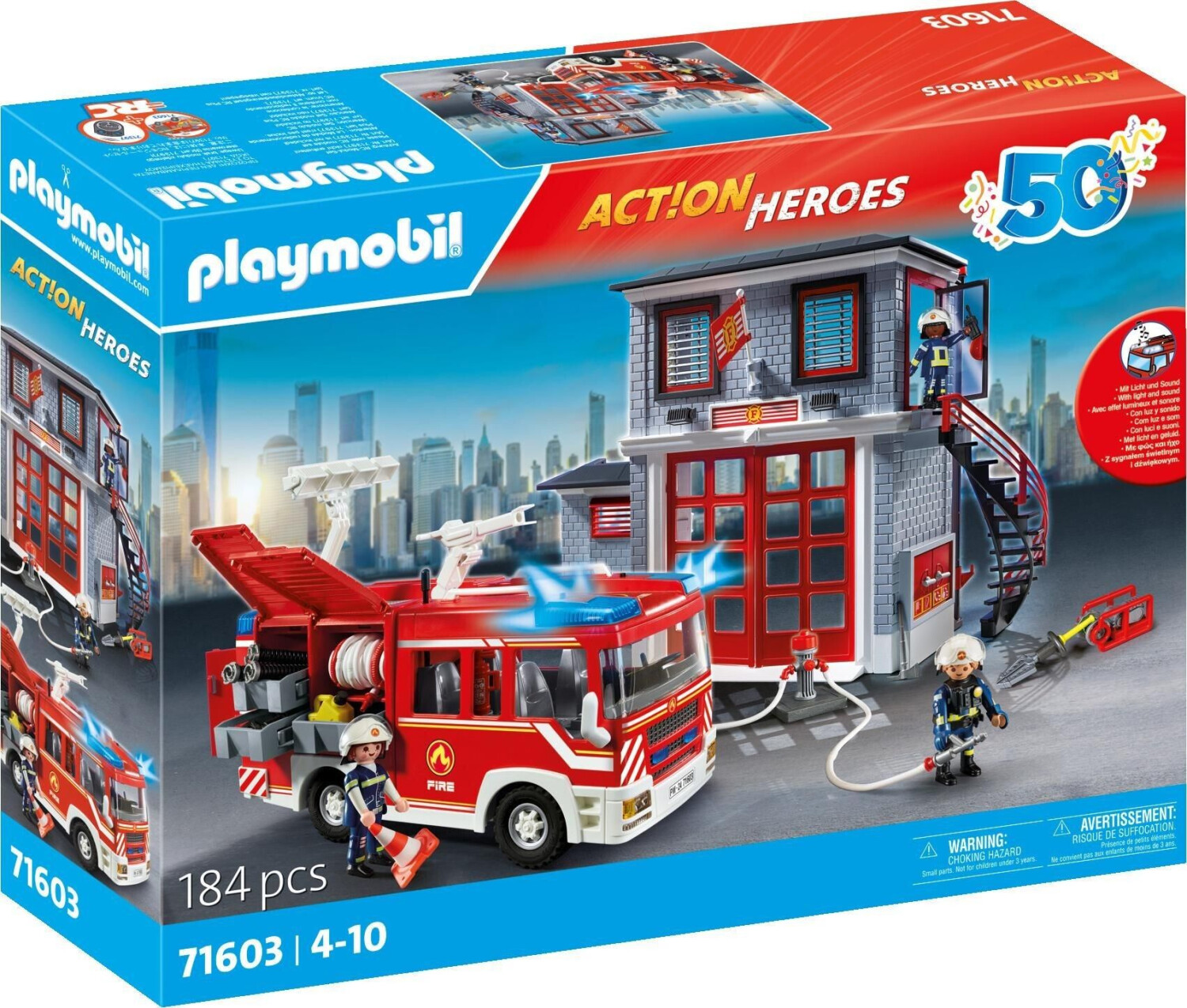 Parque de bomberos playmobil discount