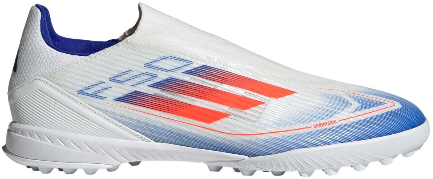 Image of Adidas F50 League Laceless TF (IF1339) cloud white/solar red/lucid blue