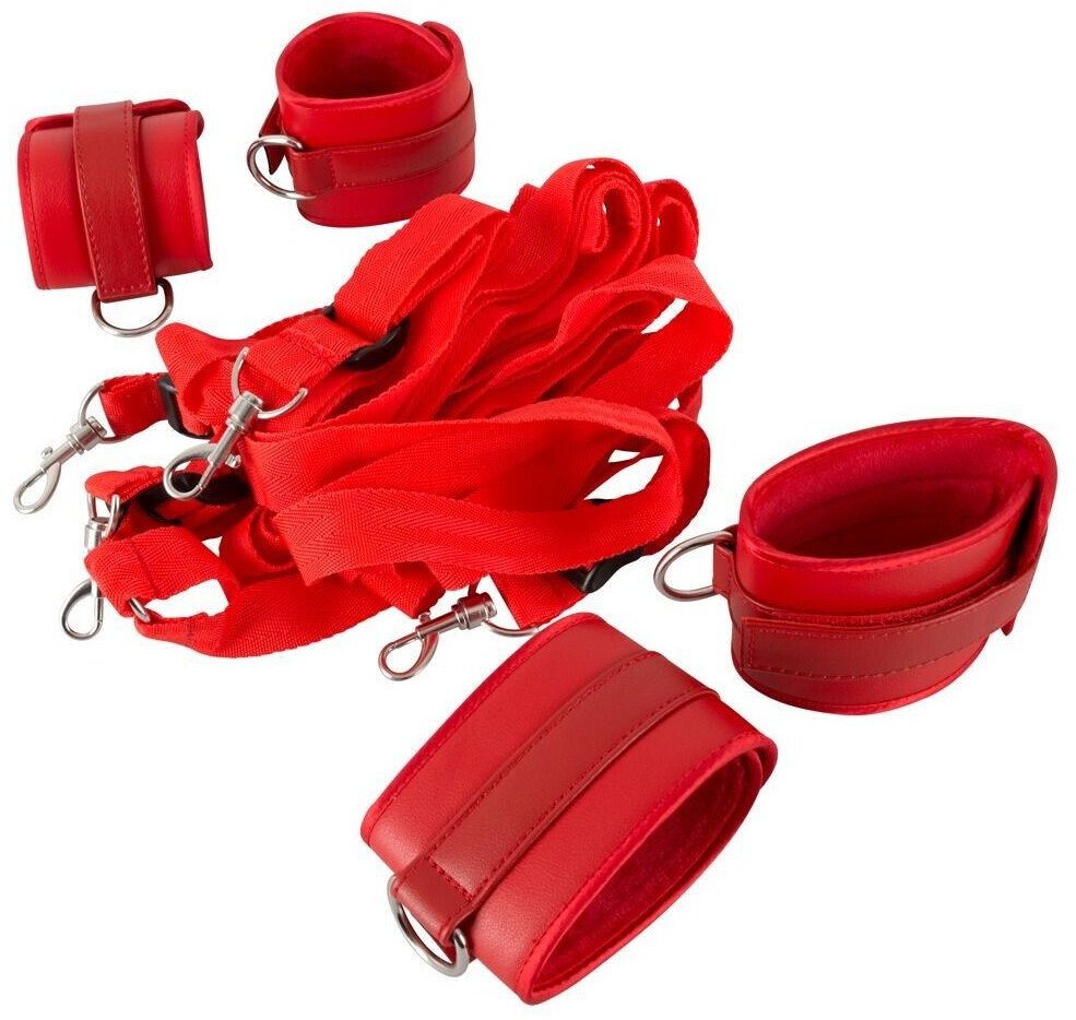 You2Toys Bad Kitty bed restraint set red