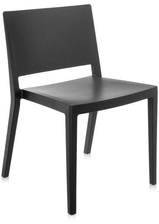 Kartell Lizz Mat chair black plastic 83x59x52 cm (0486909) (206)