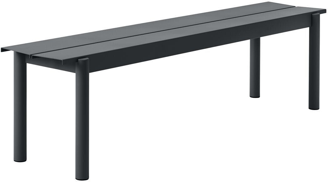 Muuto Linear Steel Bench black metal (31042) (706) 170 cm