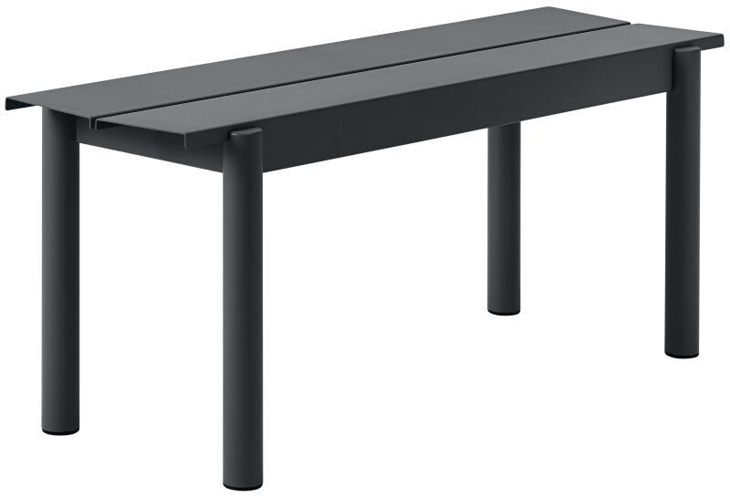 Muuto Linear Steel Bench black metal (31038) (702) p