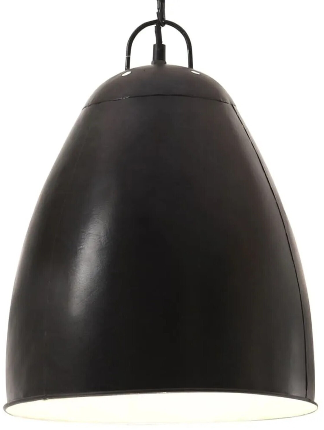 vidaXL Bonnevie - Hanging lamp industrial style 25 w black round 32 cm E27 899877