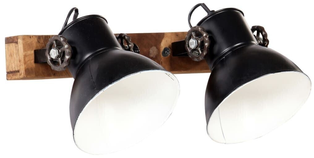 vidaXL Bonnevie - Wall lamp industrial style black 45x25 cm E27 349086