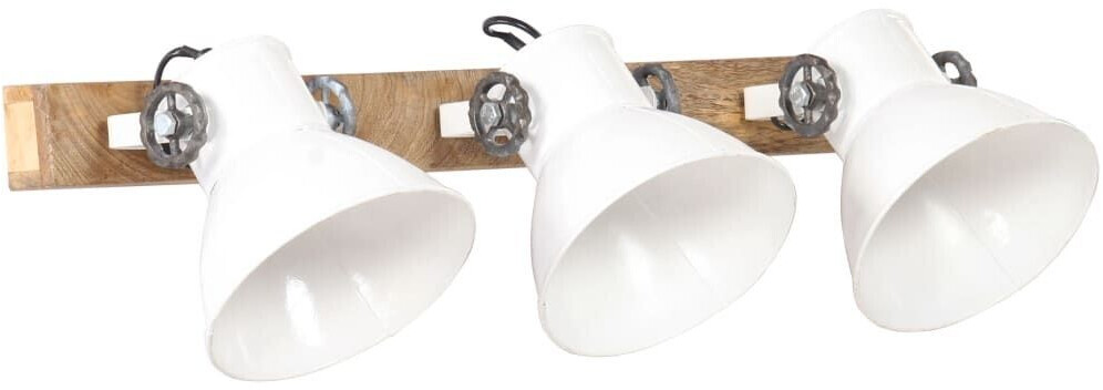 vidaXL Bonnevie - Wall lamp industrial style white 65x25 cm E27 981390