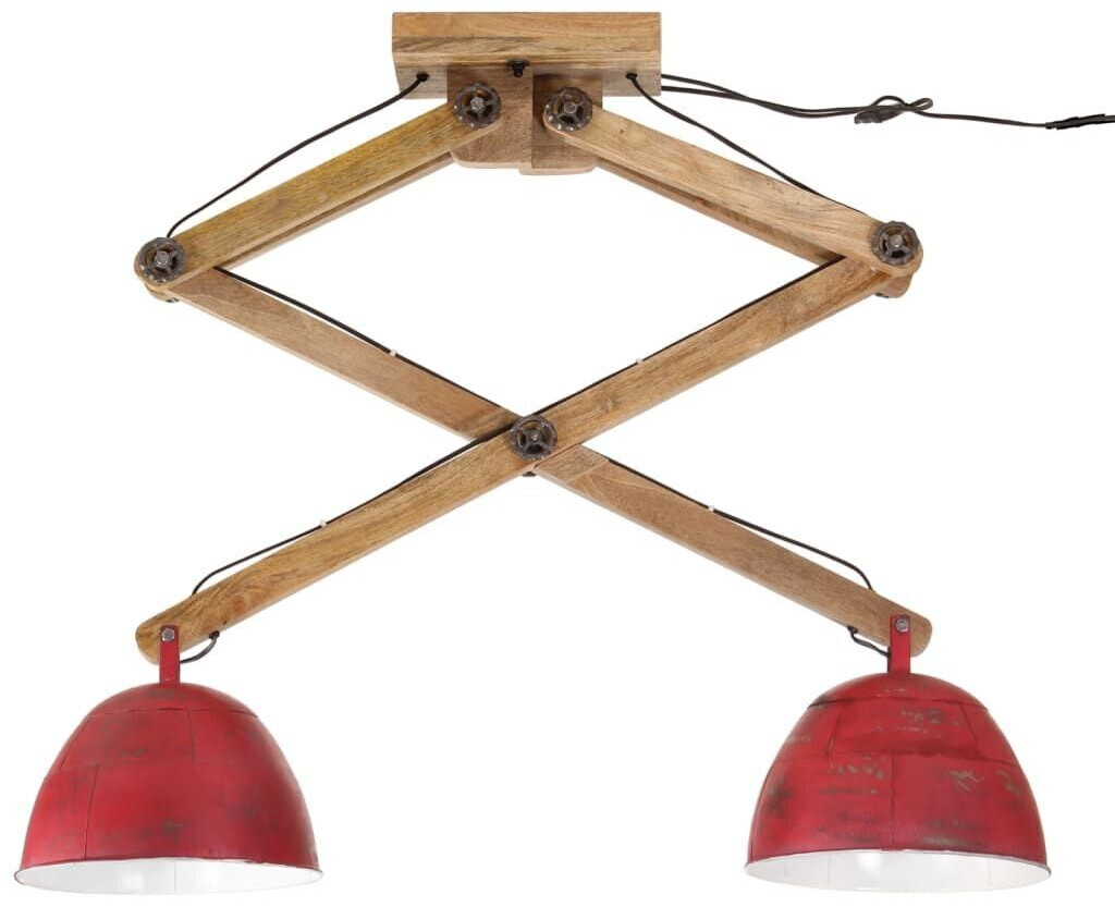 vidaXL Ceiling light 25 W red 29x18x85 cm E27