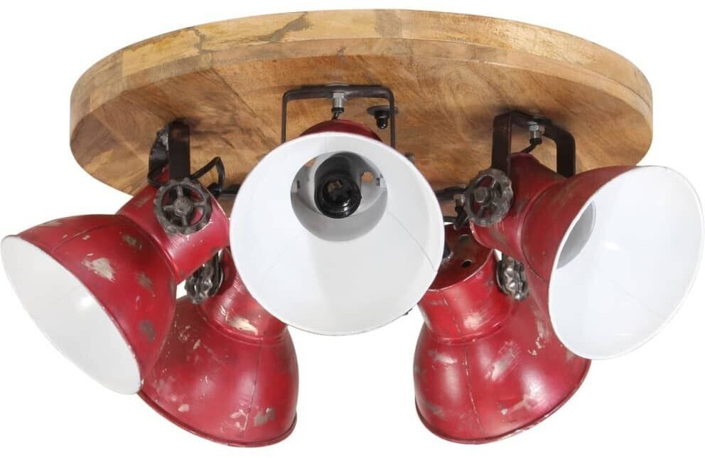 vidaXL Ceiling light 25 w red 50x50x25 cm E27 red