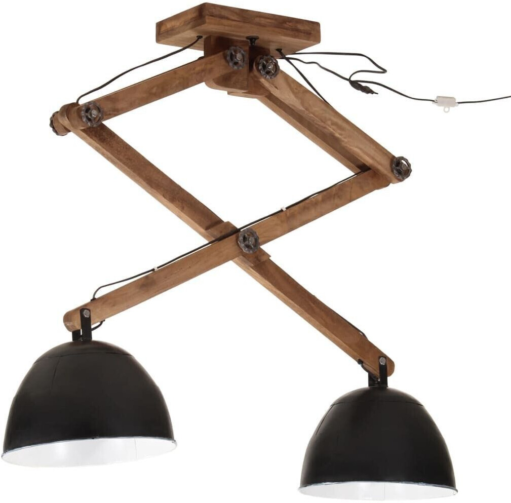 vidaXL Ceiling light 25 W black 29x18x85 cm E27
