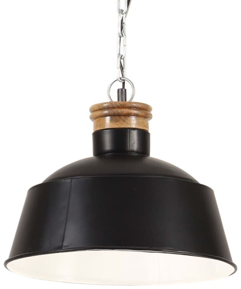 vidaXL Hanging lamp industrial style 32 cm black E27 black