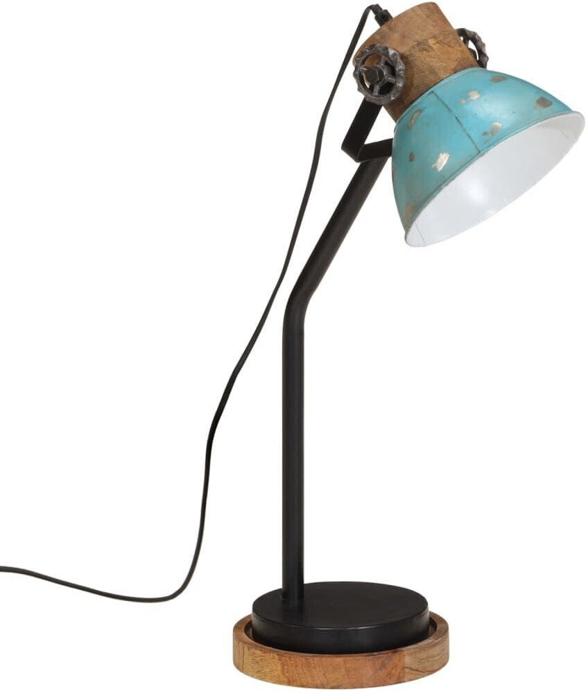 vidaXL Desk lamp 25 W blue 18x18x60 cm E27