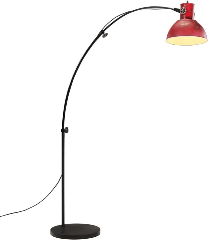 vidaXL Floor lamp 25 W Red 150 cm E27