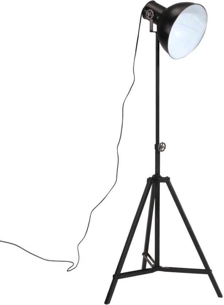 vidaXL Floor lamp 25 w Black 61x61x90/150 cm E27 Black