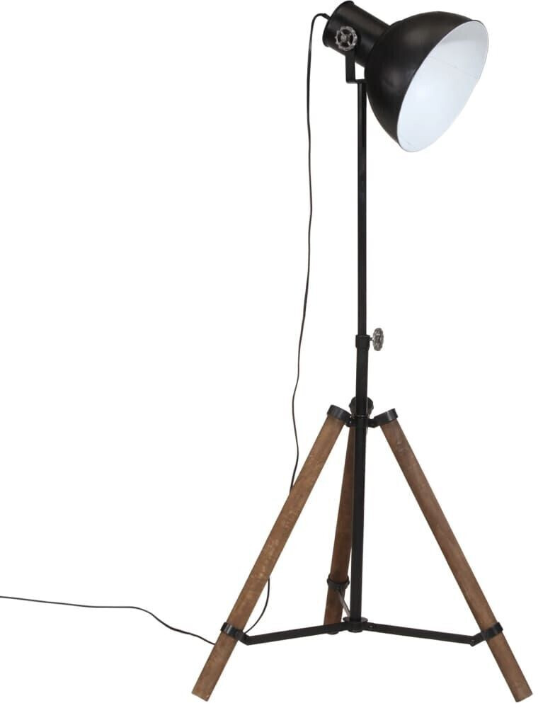 vidaXL Floor lamp 25 W Black 75x75x90-150 cm E27