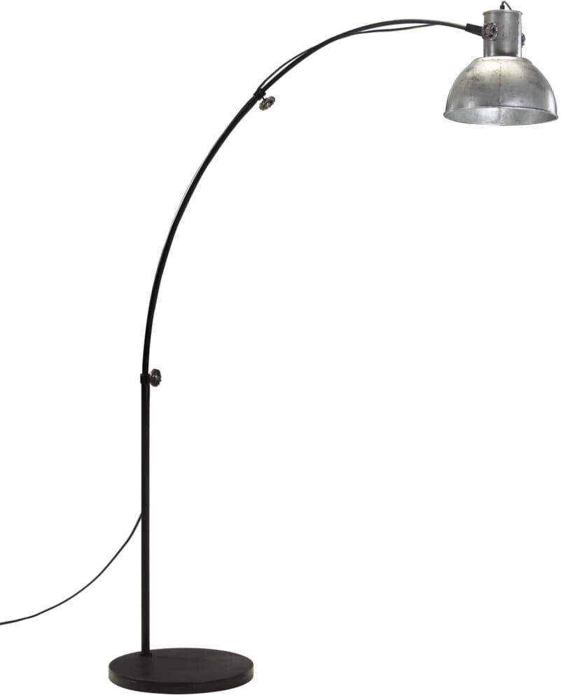 vidaXL Floor lamp 25 W Vintage Silver 150 cm E27