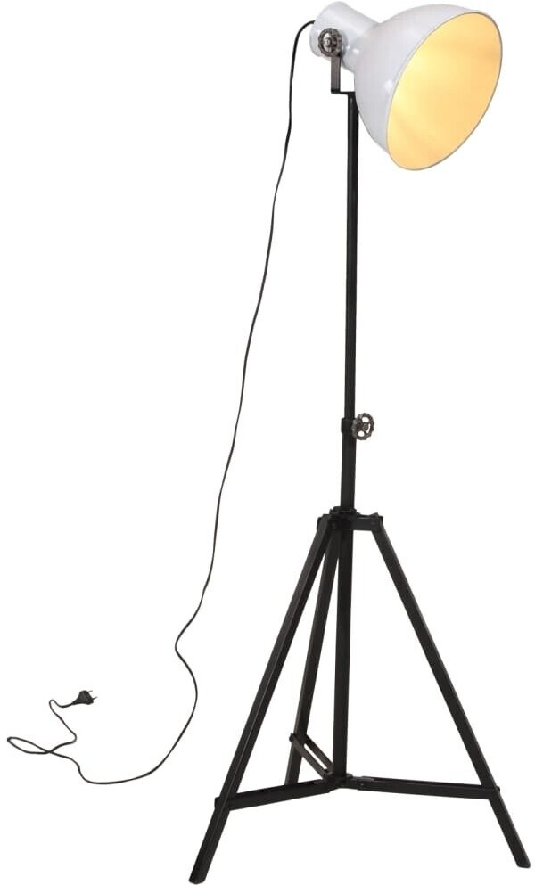 vidaXL Floor lamp 25 w vintage silver 61x61x90/150 cm E27 silver