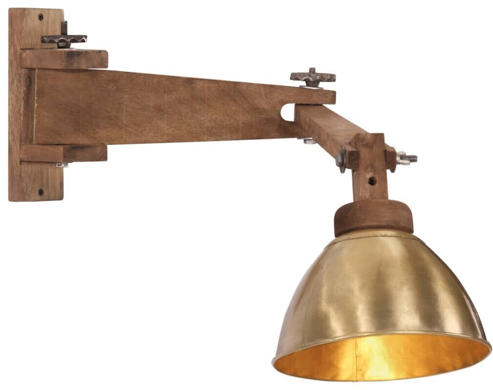 vidaXL Wall light 25 W antique brass E27