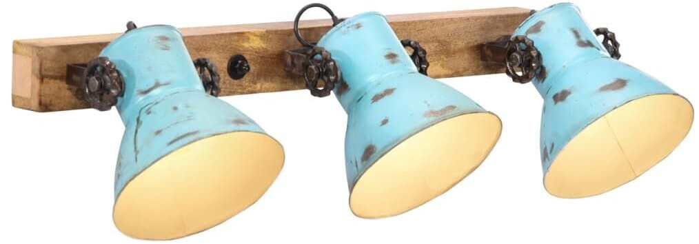 vidaXL Wall light 25 w blue 65x25 cm E27 blue