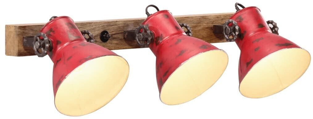 vidaXL Wall light 25 w red 65x25 cm E27 red