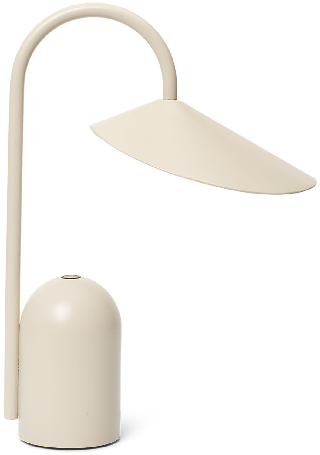 ferm LIVING Arum portable LED table lamp cashmere