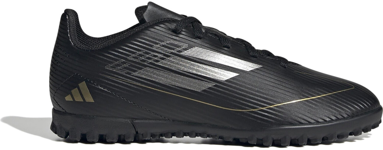 Adidas F50 Club Kids TF (IF1389) core black/iron metallic/gold metallic
