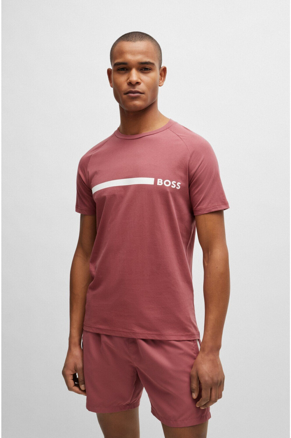 Buy Hugo Boss T Shirt RN Slim Fit 50517970 light red from 34.30 Today Best Deals on idealo