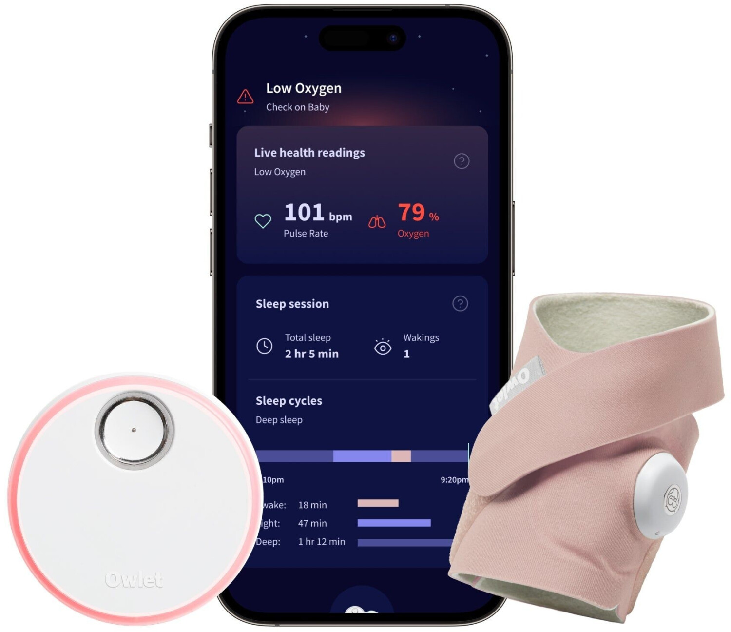 Owlet Dream Sock: Medically certified pulse oximeter for babies