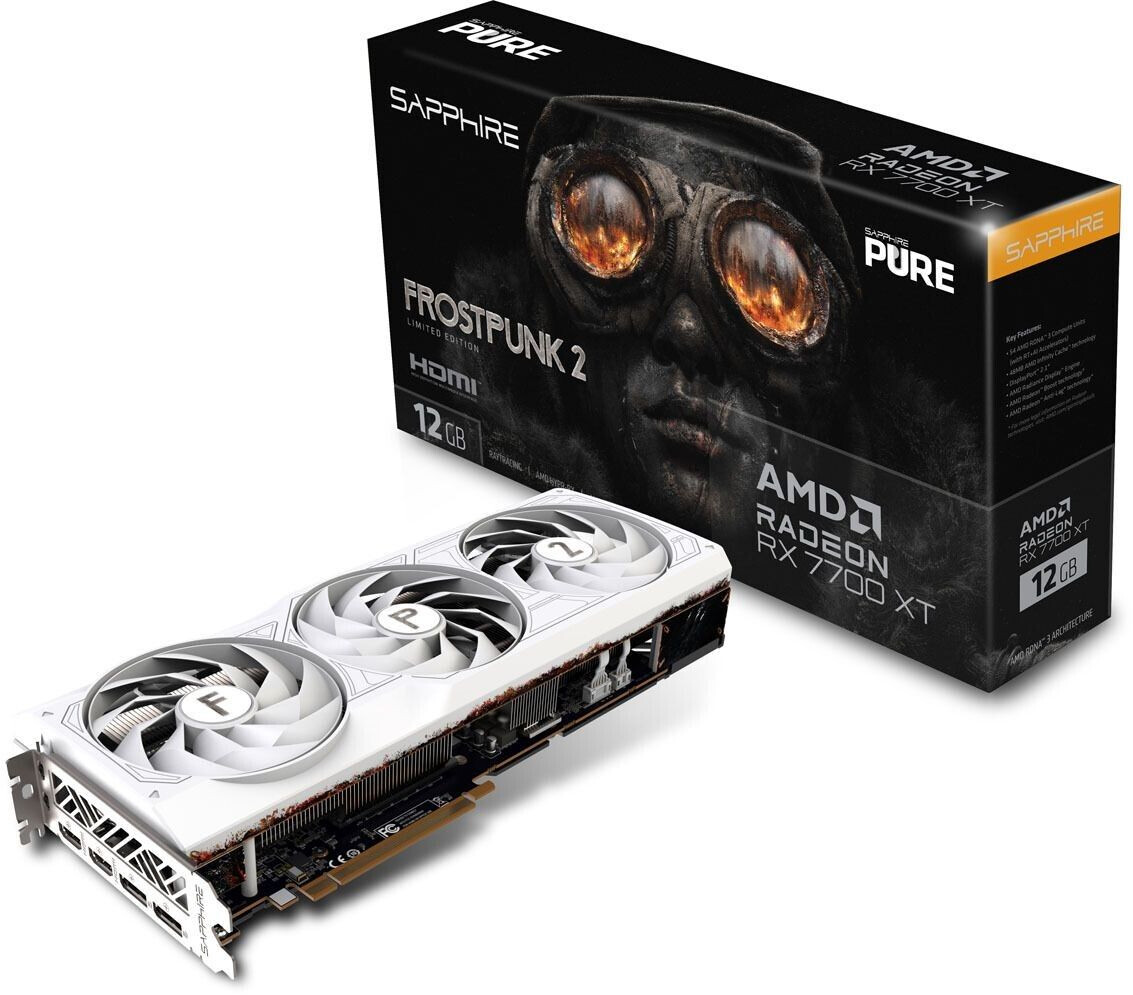 Sapphire Radeon RX 7700 XT Pure Frostpunk 2 Edition