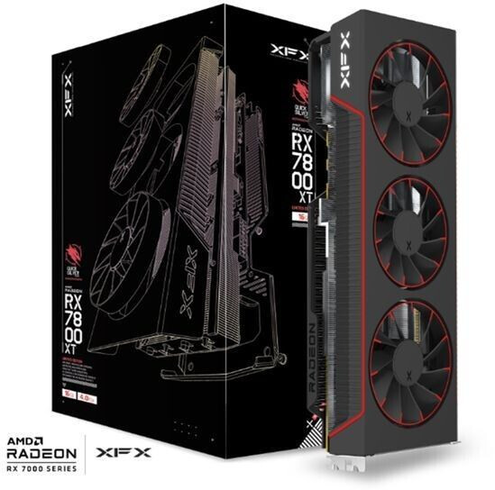 XFX Radeon RX 7800 XT Quicksilver Magnetic Air