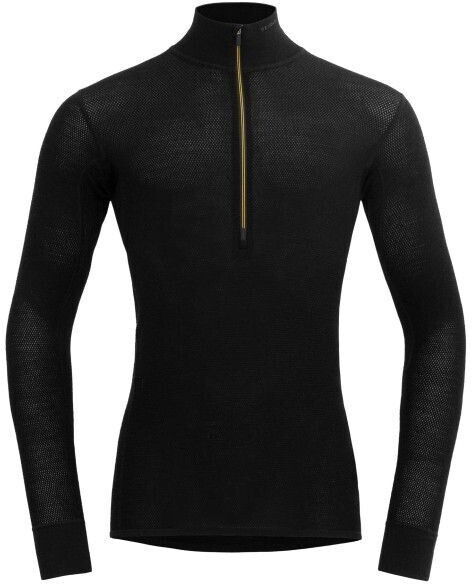 Devold Wool Mesh 190 Zip Neck caviar