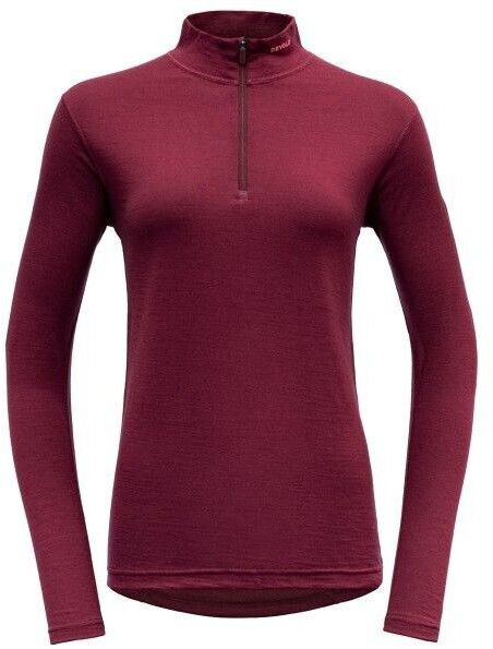 Devold Breeze Woman Half Zip Neck beetroot