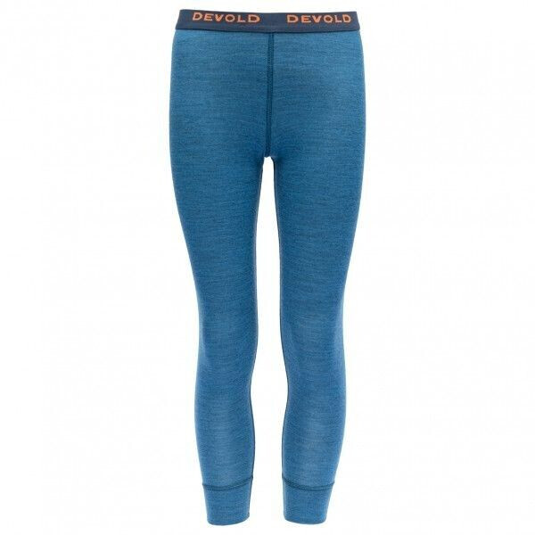 Devold Breeze Kid Long Johns bluemelange