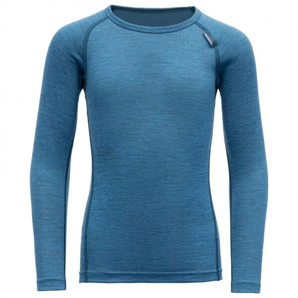 Devold Breeze Kid Shirt bluemelange