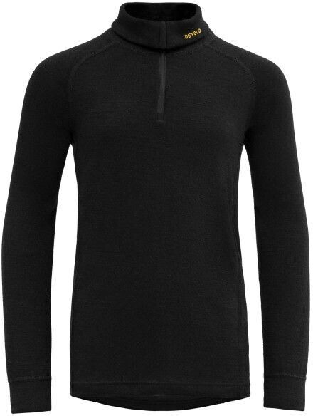 Devold Junior Duo Active Merino Zip Neck black