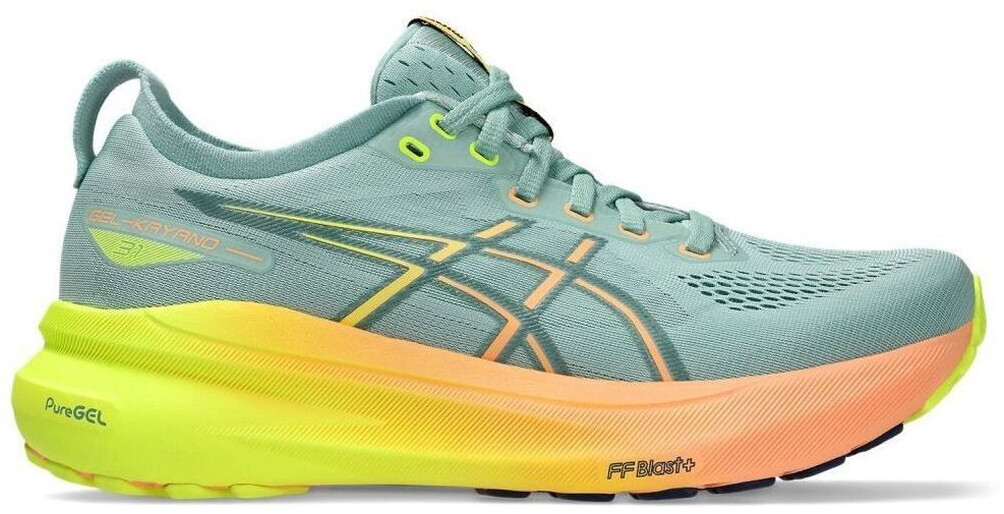 Asics Gel Kayano 31 Paris Women 1012B745 light celadon safety yellow ab 151 20 Preisvergleich bei idealo