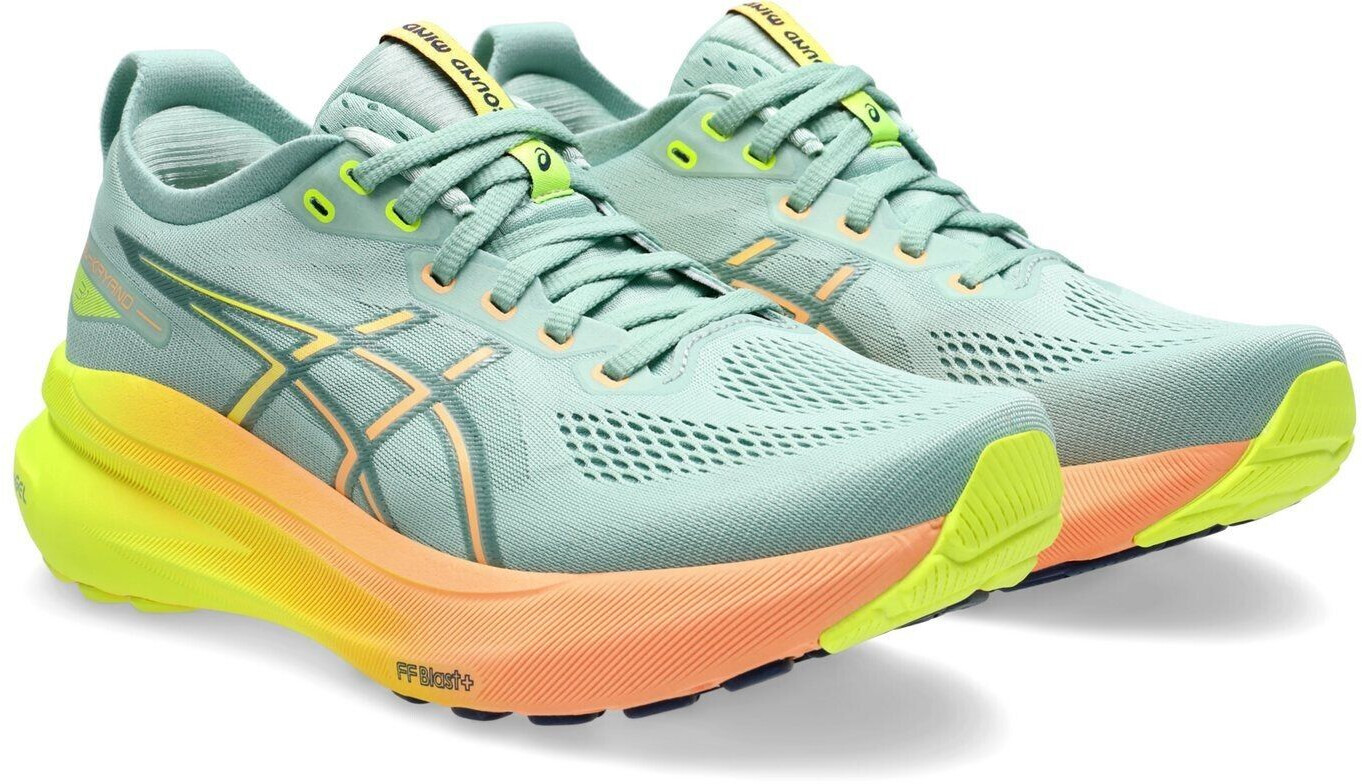 Asics Gel Kayano 31 Paris Women 1012B745 light celadon safety yellow ab 151 20 Preisvergleich bei idealo