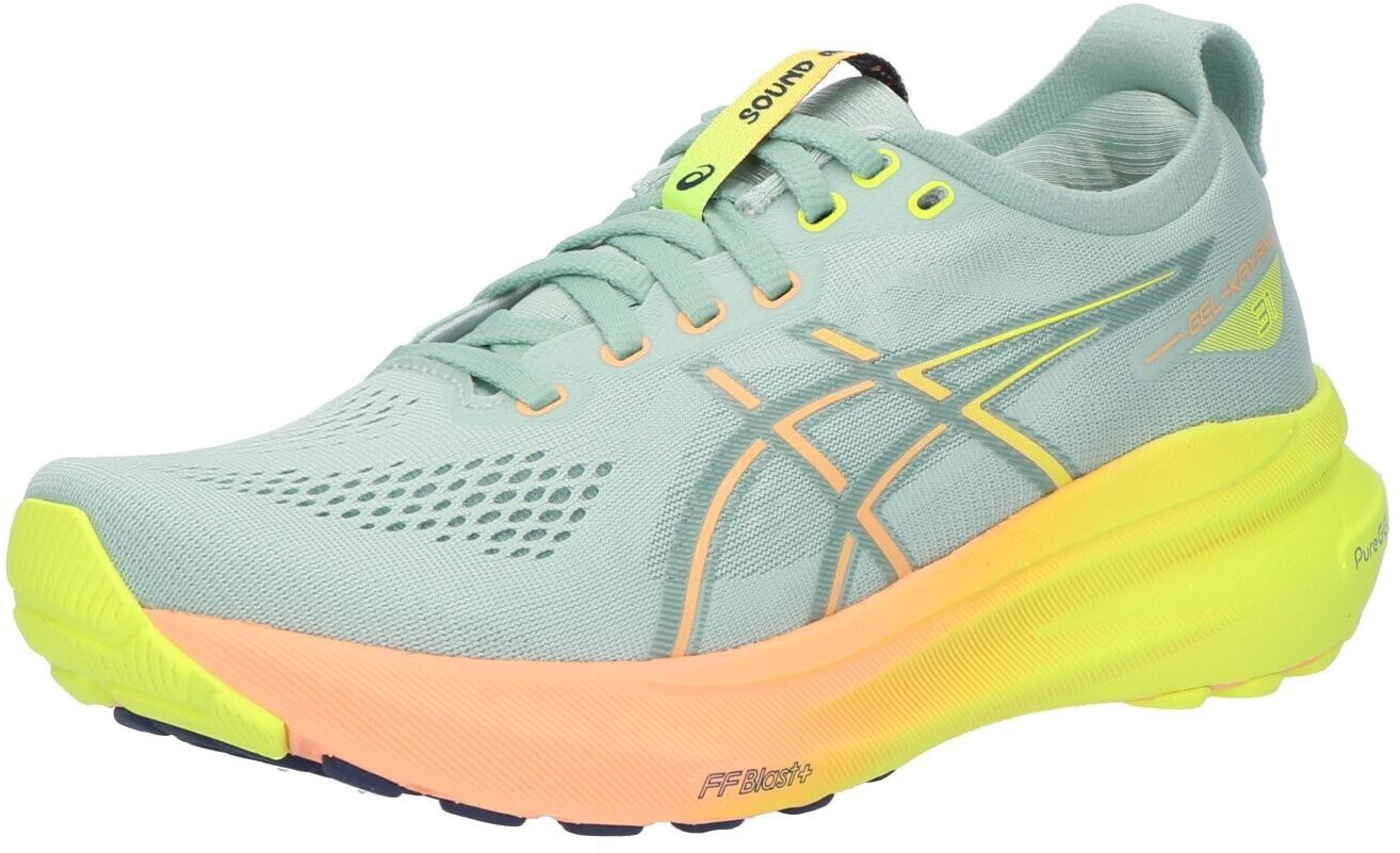 Asics Gel Kayano 31 Paris Women 1012B745 light celadon safety yellow ab 151 20 Preisvergleich bei idealo