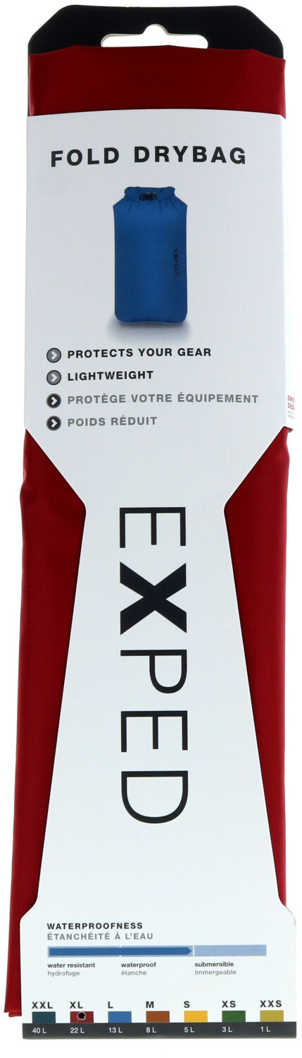 Exped Fold 22l Drybag red