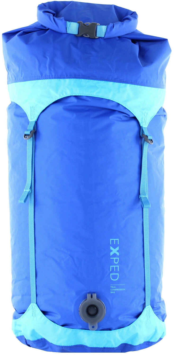 Exped Waterproof Telecompression Bag 19l Drybag blue