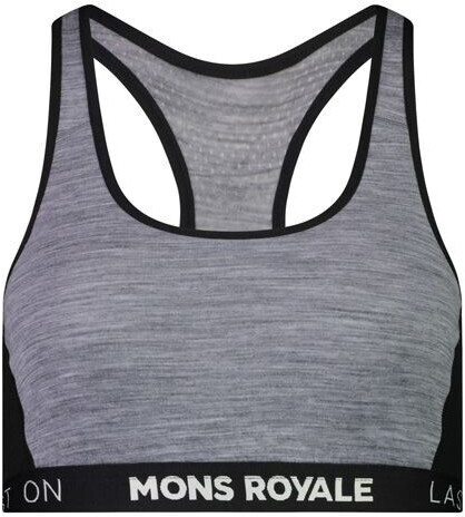Mons Royale Sierra Sports Bra Women (100167-2169) grey heather/black