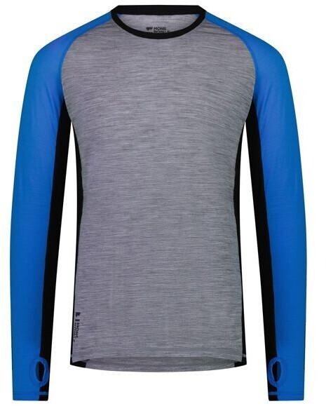 Mons Royale Temple Merino Air-Con LS Men (100079-1165) blue gravel