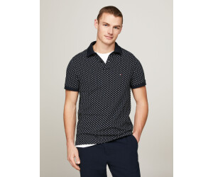 Tommy Hilfiger Micro Print Slim Fit Polo (MW0MW34781) desert sky 