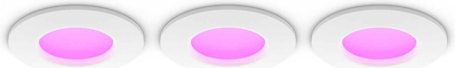 Philips Hue Smart Slim White & Color Ambiance Pack of 3 (929003712102)