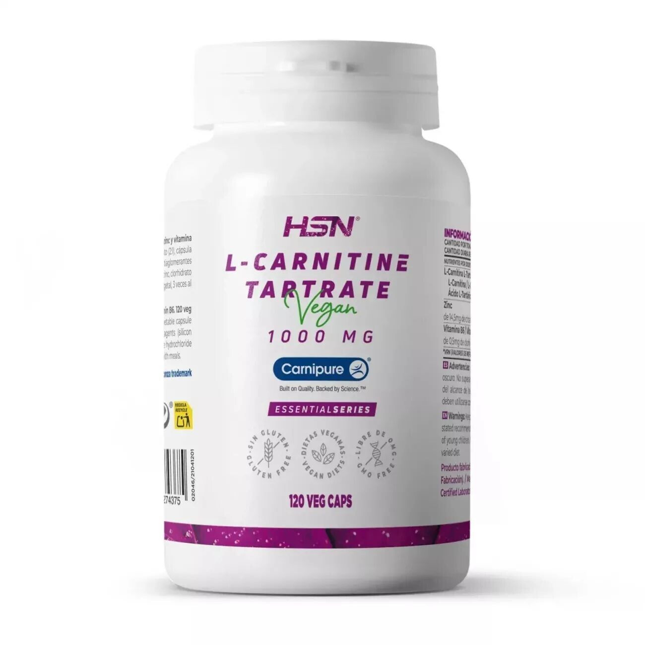 HSN L-carnitine tartrate (carnipure) 1000mg