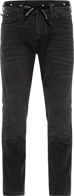 Riding Culture Tapered Slim Black Jeans black