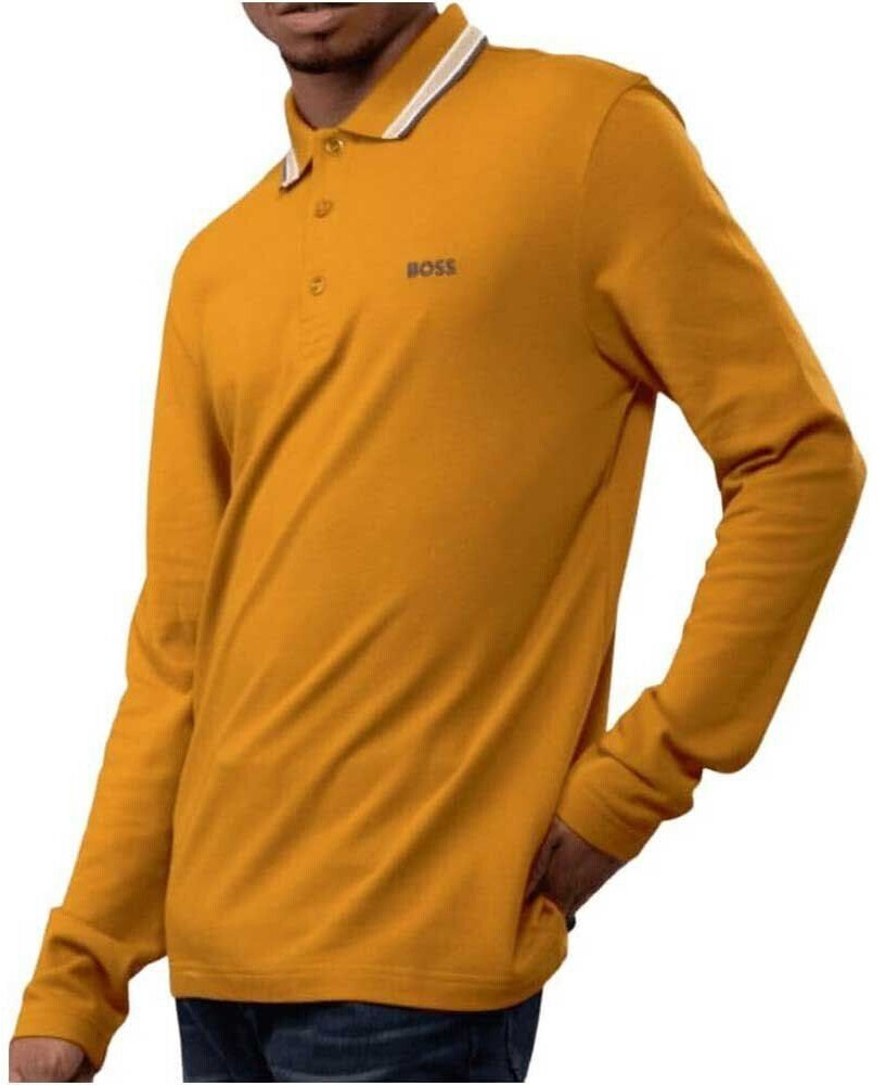 Hugo Boss Plisy Long Sleeve Polo (50510525-702) yellow