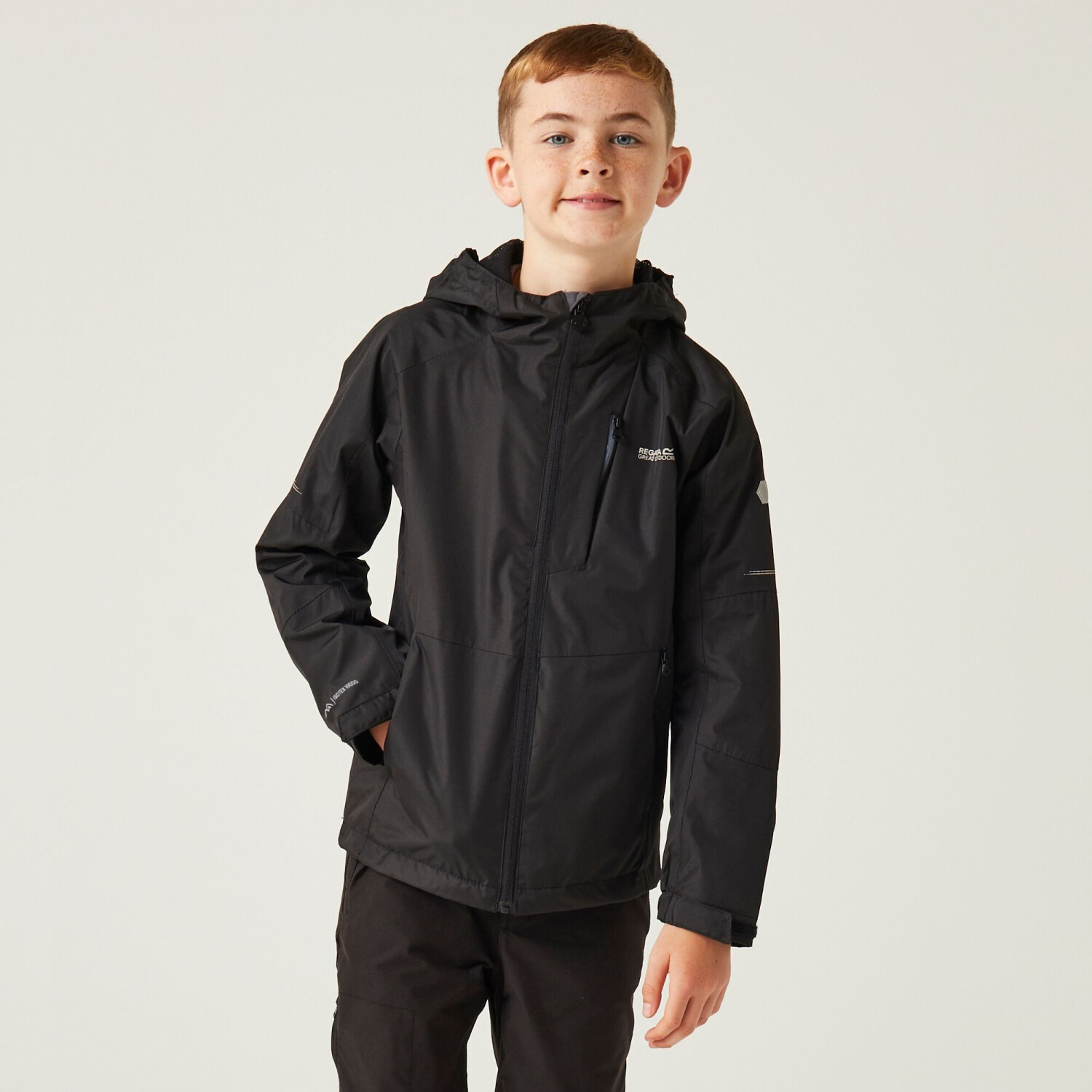Regatta Calderdale II Wasserdichte Jacke fur Kinder RKW300 ab 20 99 Preisvergleich bei idealo