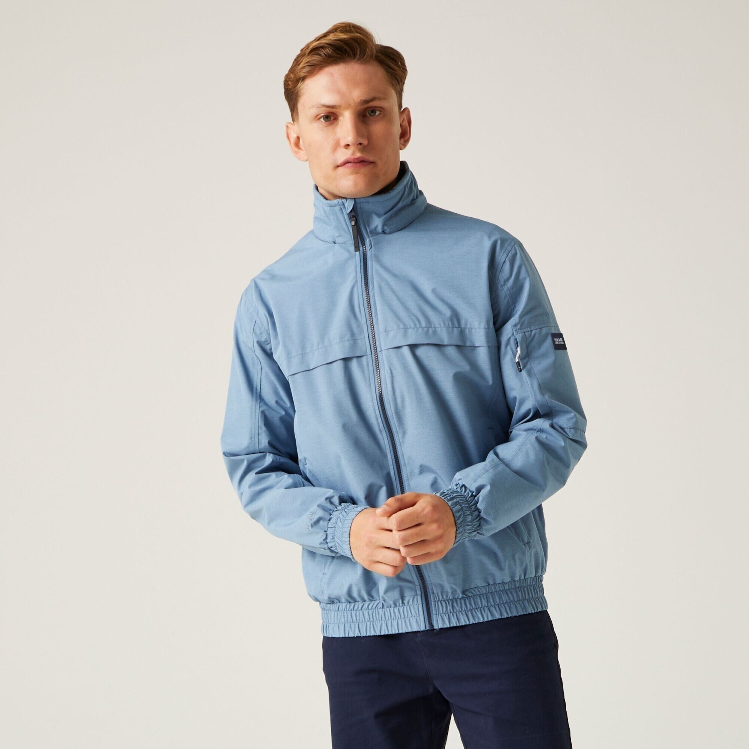 Buy Regatta Men s Breathable Shorebay Waterproof Jacket RMW390 coronet blue linear stripe from 30.00 Today Best Deals on idealo