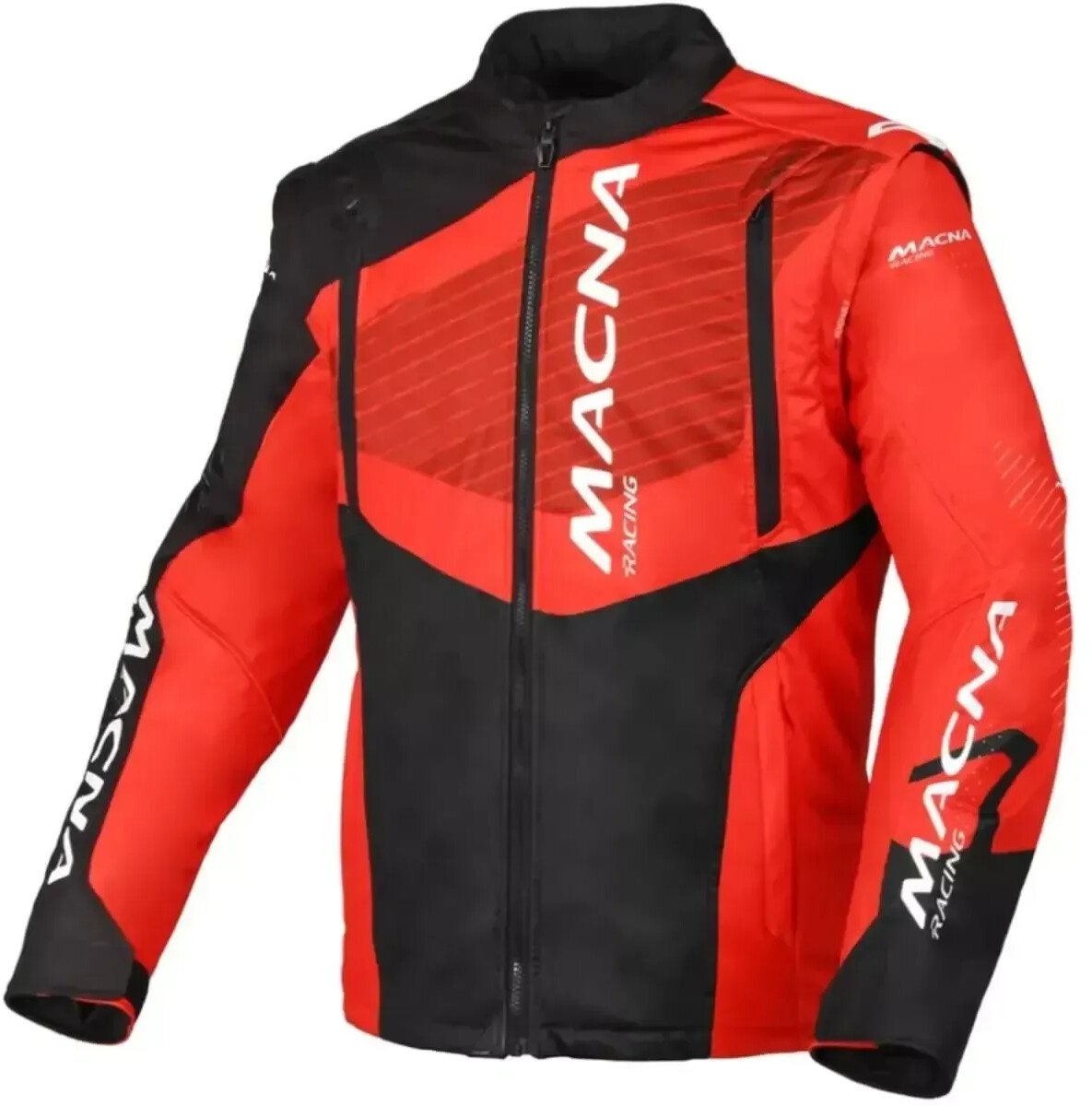 Macna Blouson Crest noir/rouge