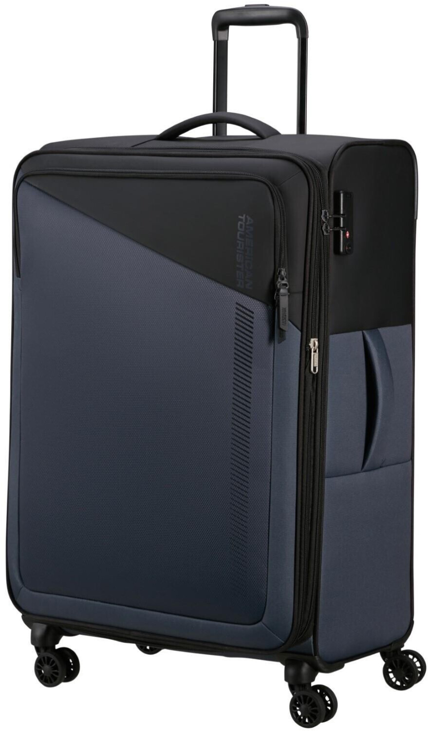 American Tourister Daring Dash 77cm Spinner Suitcase (4 wheels) black/grey